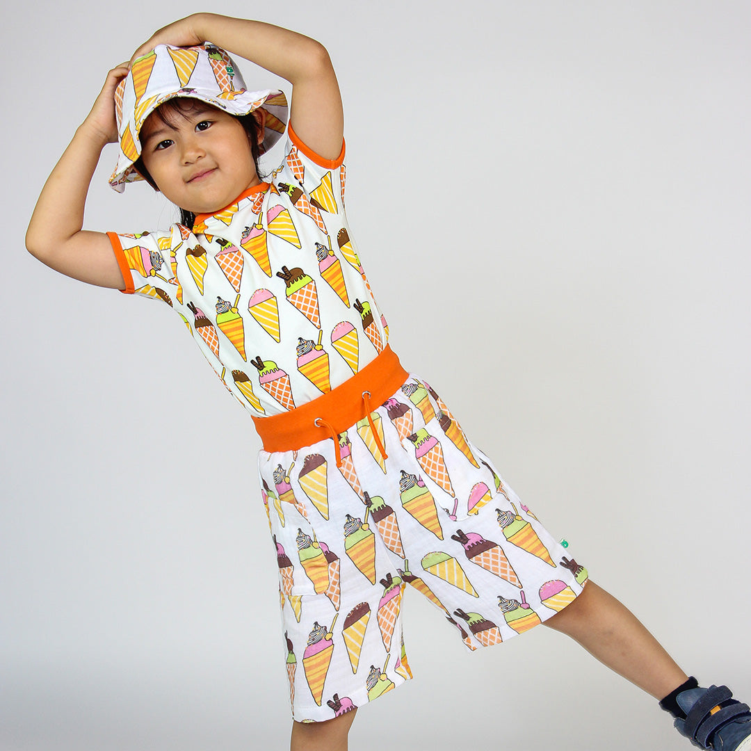 Smafolkアイスクリーム柄のショートパンツ