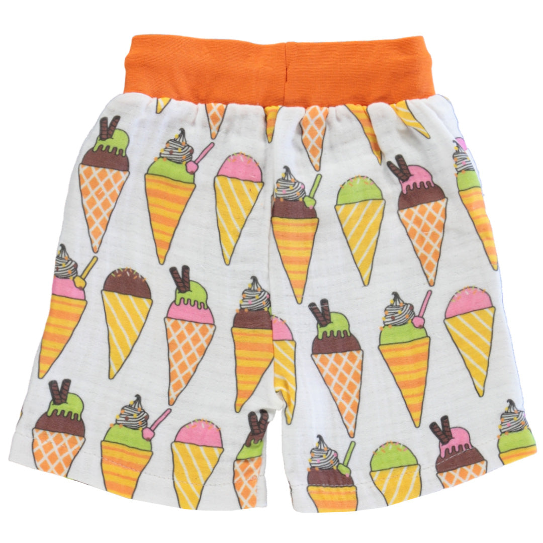 Smafolkアイスクリーム柄のショートパンツ