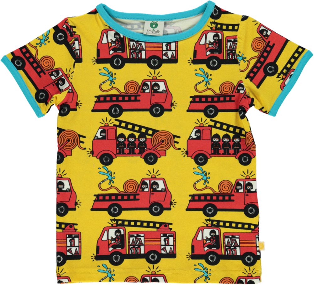 Smafolk消防車Tシャツ
