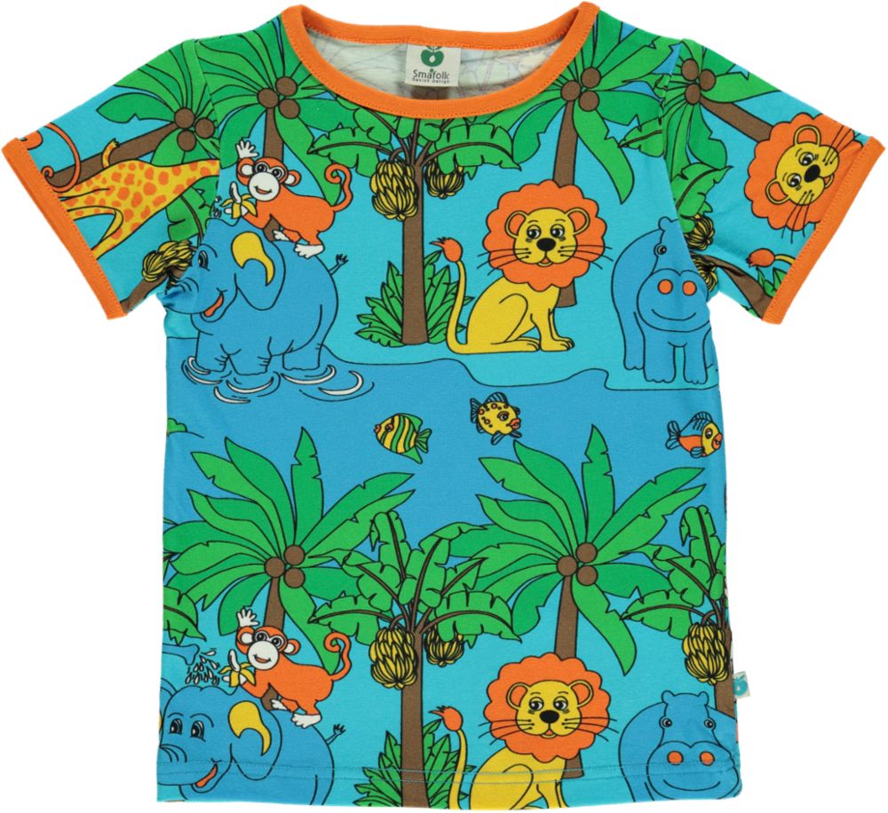 Smafolkジャングル柄Tシャツ