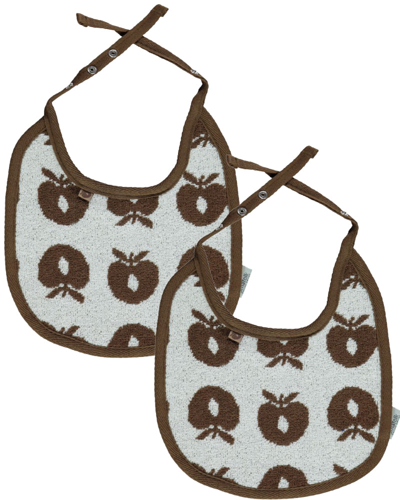 Smafolks apple bib set of 2