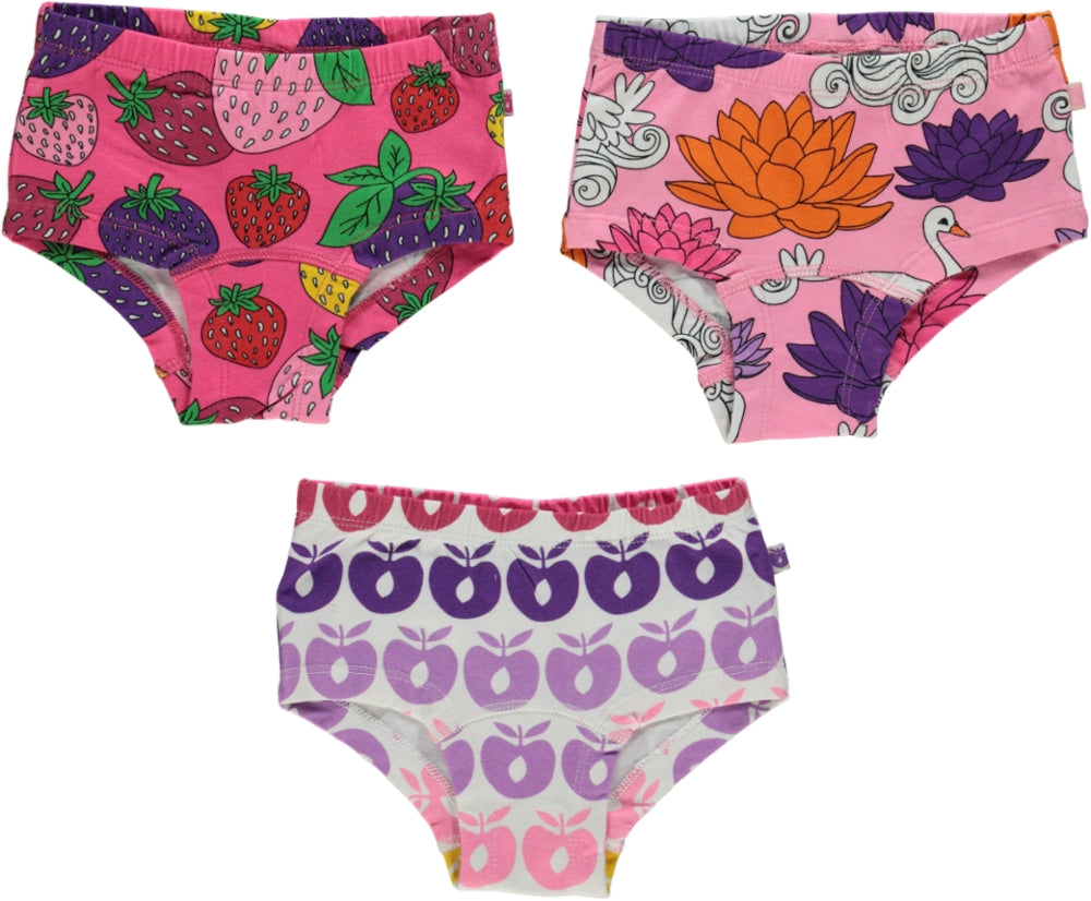 Smafolk女の子用パンツ3枚セット