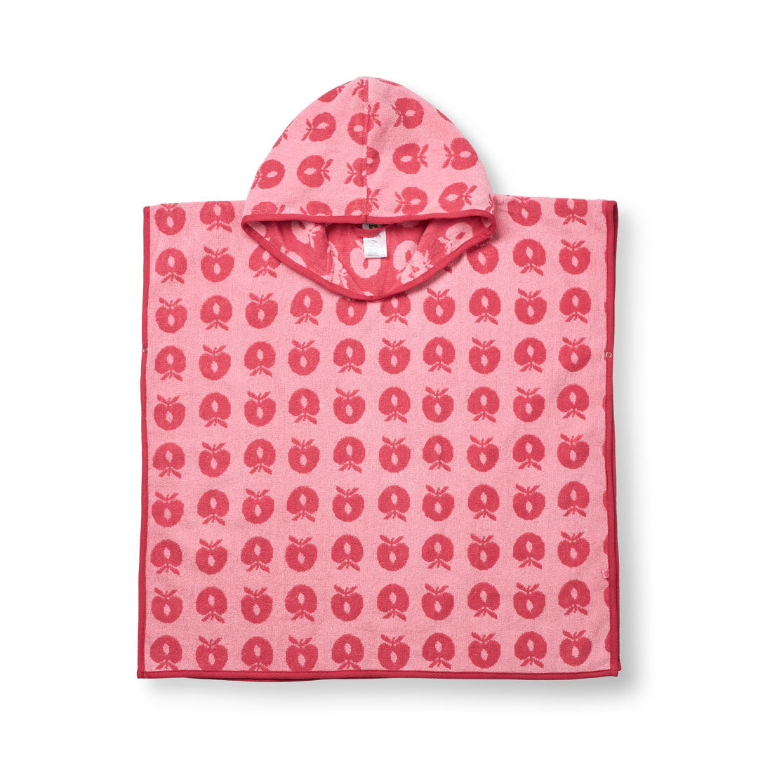 Smafolksリンゴのタオルポンチョ