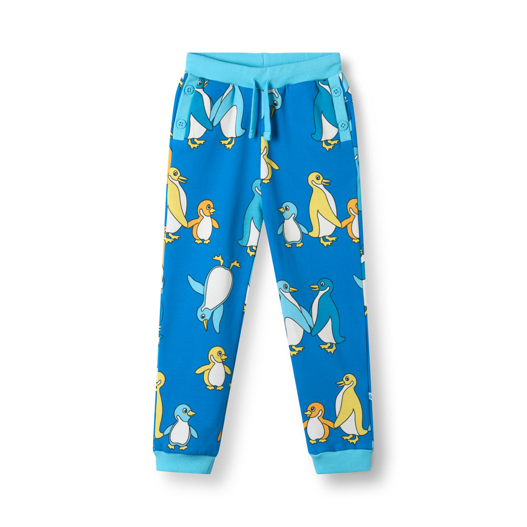 Smafolkペンギン柄のスウェットパンツ