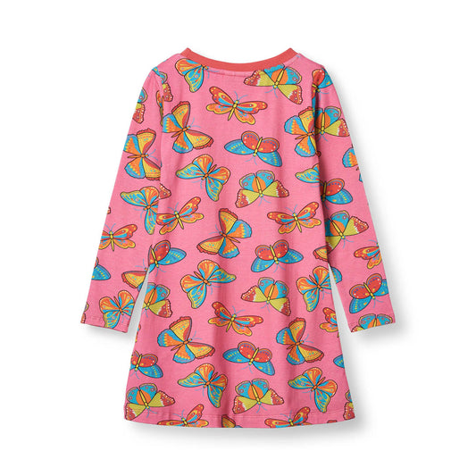 Smafolkちょうちょ柄のワンピース
