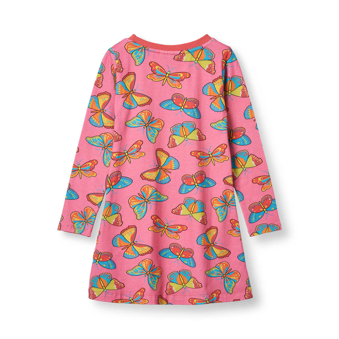 Smafolkちょうちょ柄のワンピース