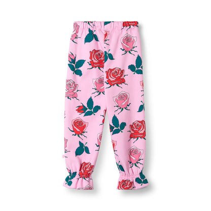 Smafolkローズ柄スウェットパンツ