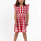 Oobiレッド・チェック・ジェイン・ドレス