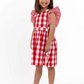 Oobiレッド・チェック・ジェイン・ドレス