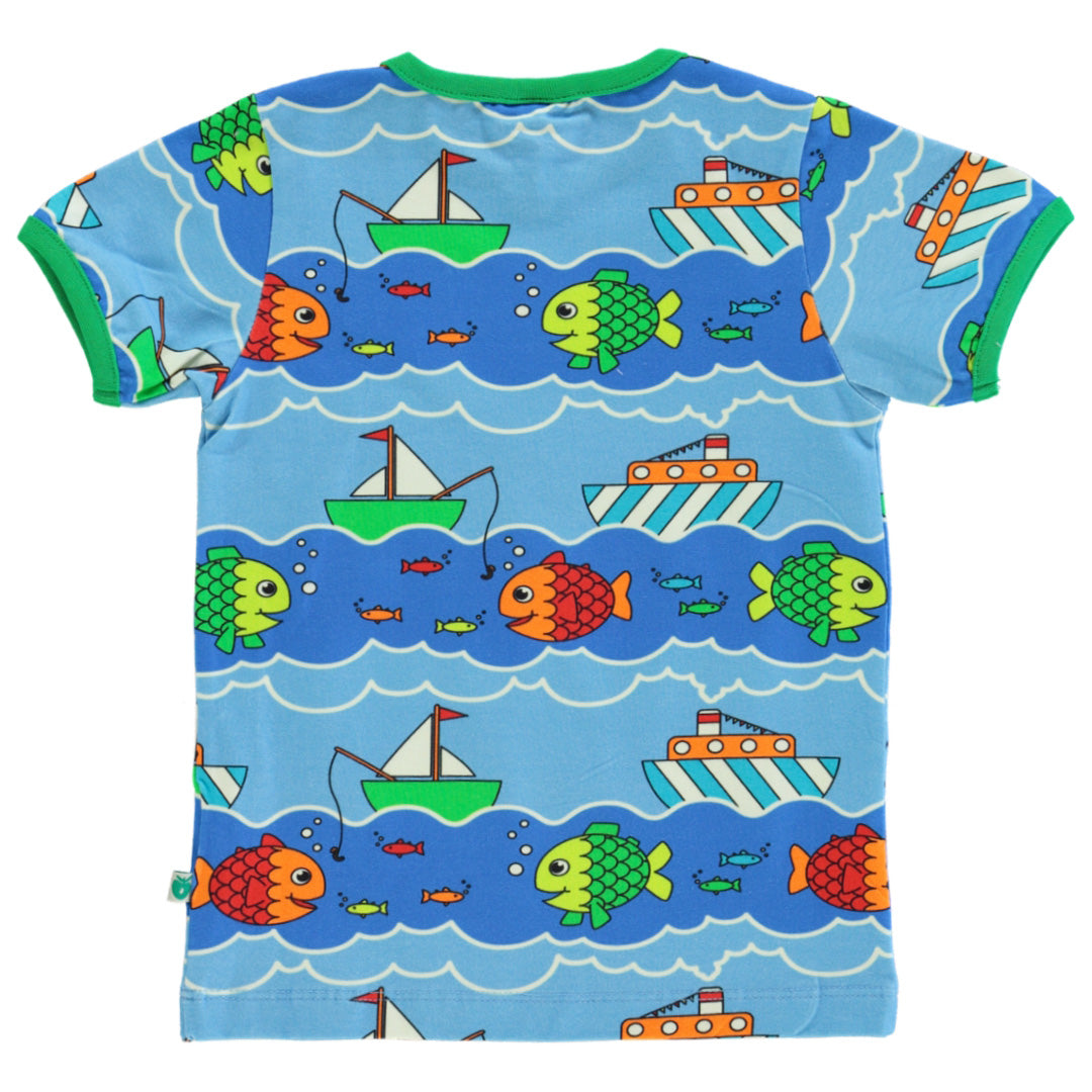 Smafolk Boat and Fish T-Shirt