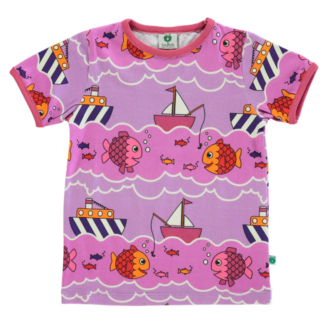 Smafolk Boat and Fish T-Shirt