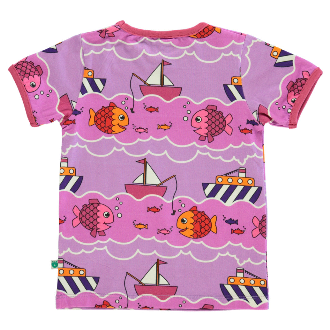 Smafolk Boat and Fish T-Shirt