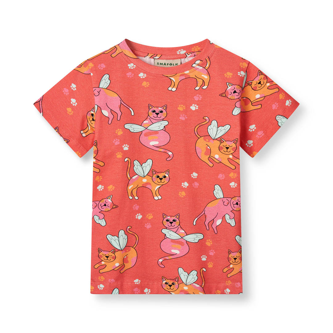 SmafolkねこさんTシャツ