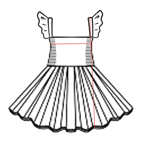 Oobi Cherry Ripe Bell Tutu Dress Red 5Y-7Y