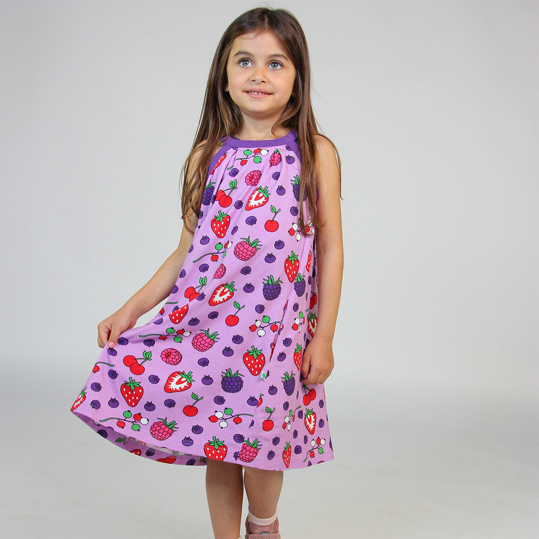 Smafolk Berry Print Sleeveless Dress